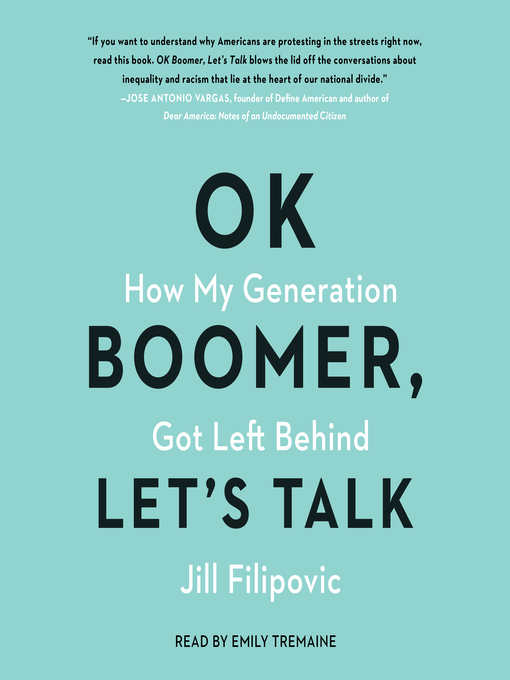 Title details for Ok Boomer, Let's Talk by Jill Filipovic - Wait list